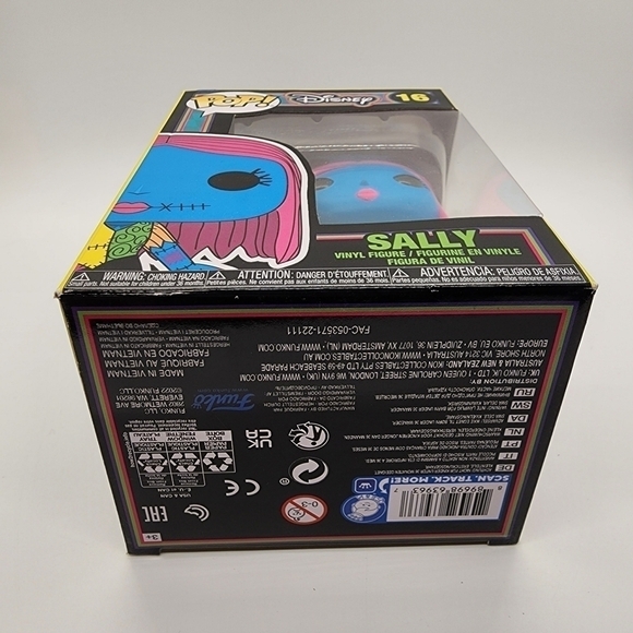 NEW Disney Blacklight Sally Funko Pop Nightmare Before Christmas #16 - Picture 4 of 6